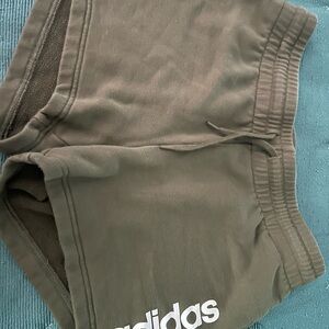 Adidas Kids Khaki Green Shorts